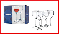 J0012 Набор бокалов для вина, шампанского Luminarc Signature, фужеры, 350 мл, на 6 персон