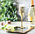P1651 Набор бокалов, фужеры для шампанского Luminarc Celeste, Селест, золотое кольцо, 160 мл, на 6 персон, фото 3