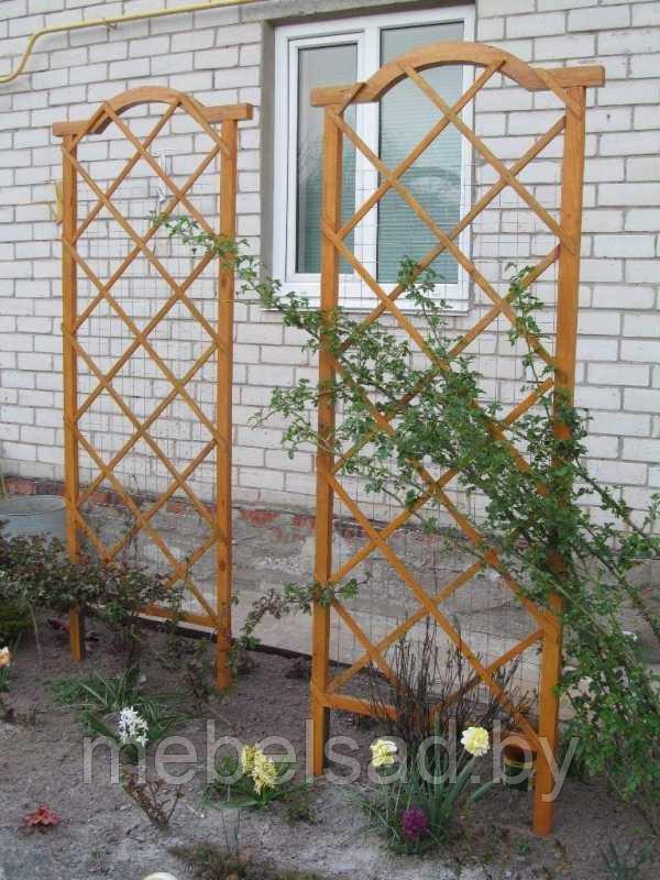 Решетка-шпалера садовая декоративная из массива сосны "Родос" В1800мм*Ш600мм