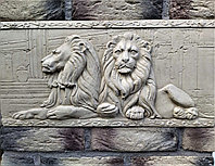 Декоративное панно " Львы".