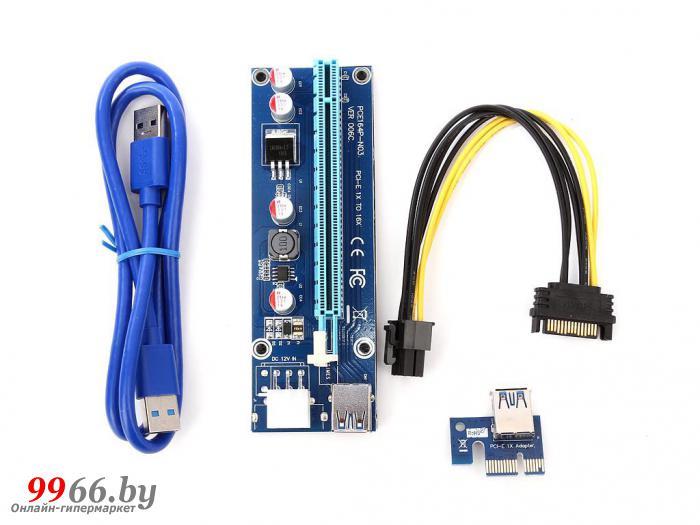 Райзер Palmexx 12v 6pin Ver 006C PCI-E PCI Express Riser USB 3.0 PX/RISER-006C