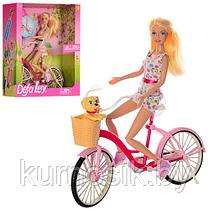 Кукла Defa на велосипеде с собачкой (арт. 8276)