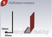 Планка лобовая 200 мм