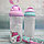 Пластиковая бутылка для воды и соков с трубочкой Единорог Unicorn. Поильник - непроливайка, 500 мл Лимонная, фото 7