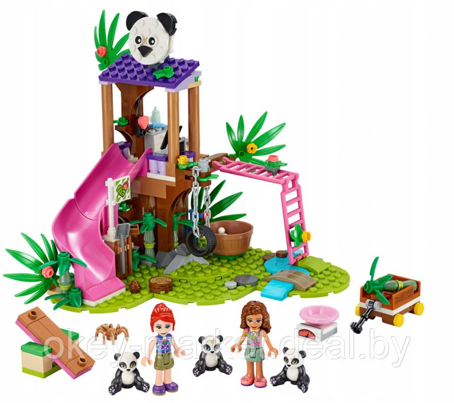 Конструктор Lego Friends - Джунгли: домик для панд на дереве 41422 - фото 3 - id-p136263178