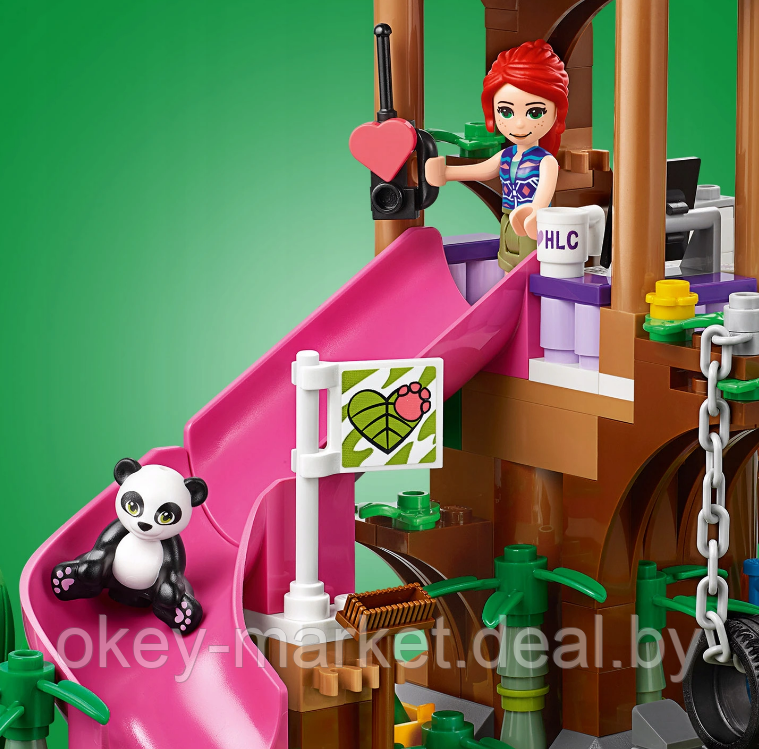 Конструктор Lego Friends - Джунгли: домик для панд на дереве 41422 - фото 6 - id-p136263178