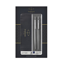 Набор ручка шариковая автоматическая + карандаш автоматический "Parker Jotter Stainless Steel CT"