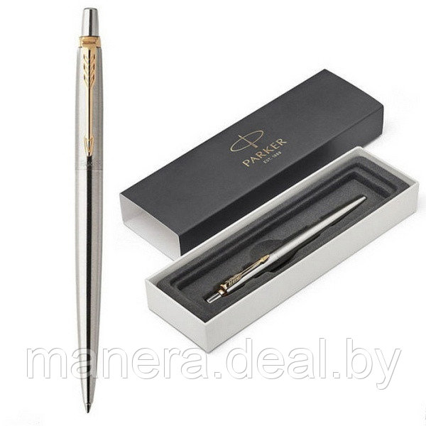 Ручка Parker Jotter Stainless Steel GT - фото 1 - id-p136265751