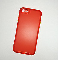Чехол-накладка JET для Apple Iphone 7 / 8 / Se 2020 (силикон) красный с защитой камеры
