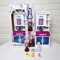 Игровой набор "Кухня Frozen" с принцессами и аксессуарами, свет, звук, арт.LS332-22