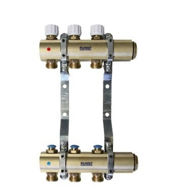 Коллектор для отопления на 11 выходов RUMET (серия 61С)