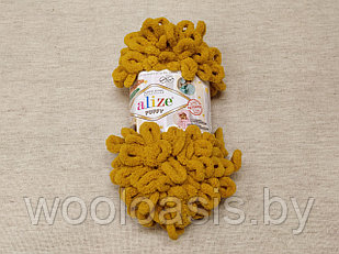 Пряжа Alize Puffy, Ализе Пуффи, турецкая, плюшевая, 100% микрополиэстер, для ручного вязания (цвет 02)
