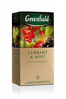 Чай Greenfield Currant & Mint, черный с добавками, пакетированный, 25 пак.