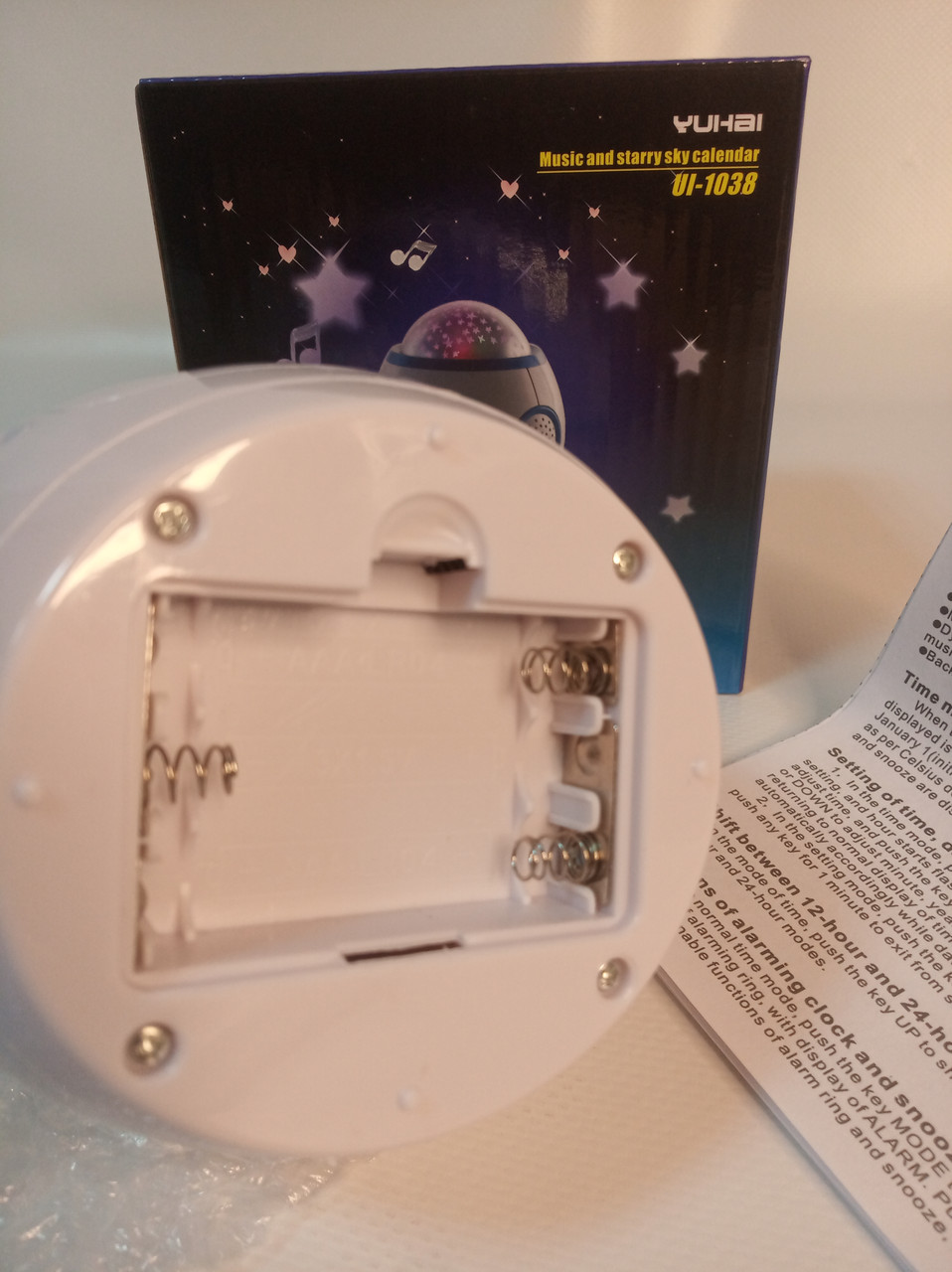 Проектор звездного неба будильник-часы UI-1038 - фото 6 - id-p136303362