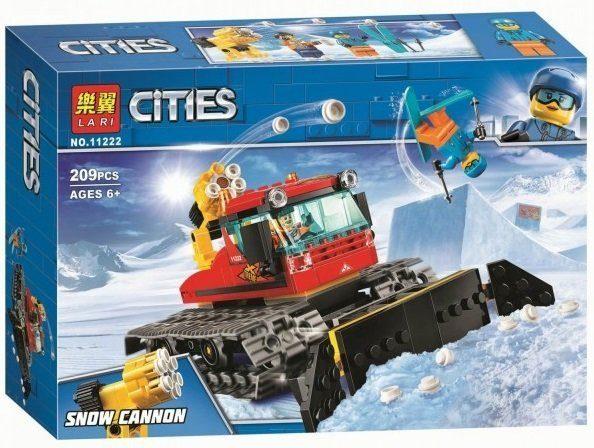 Конструктор Снегоуборочная машина аналог Лего Сити 60222, Lari 11222