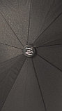 Зонт мужской чёрный автомат, фото 8