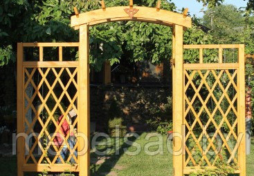 Пергола-арка садовая из массива сосны "Серифос"