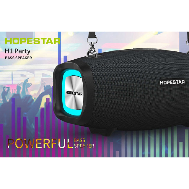 Портативная колонка с микрофоном Hopestar H1 Party Bass Speaker - фото 7 - id-p136310661