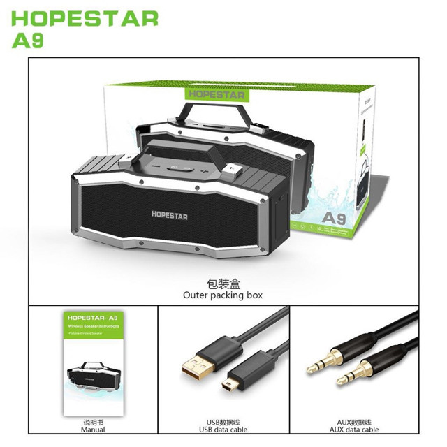 Портативная Bluetooth колонка HOPESTAR A9 - фото 1 - id-p136315501