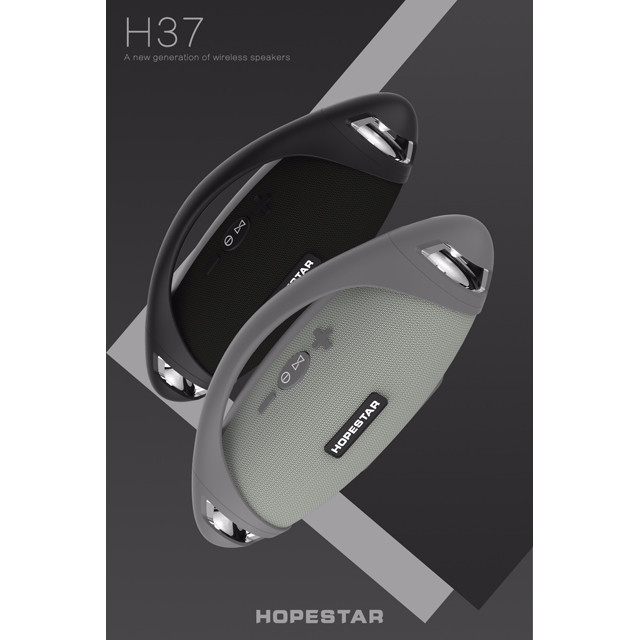 Портативная стерео колонка Hopestar H37 (Bluetooth, MP3, AUX, Mic) - фото 10 - id-p136316915