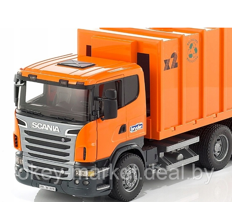 Игрушка Мусоровоз Scania Bruder (Брудер) 03560 - фото 6 - id-p136316959