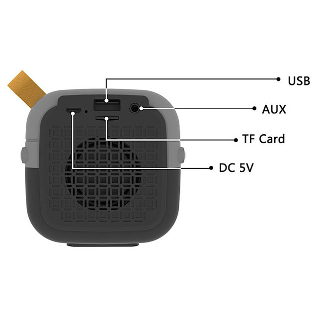 Портативная Bluetooth колонка Hopestar T5 Mini с FM - фото 6 - id-p136317331