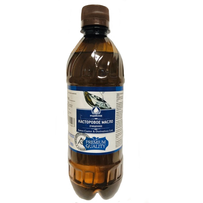 Касторовое масло (клещевины) Индийское, Premium Quality, 500 мл - очищенное - фото 1 - id-p136317637