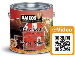 Защитная цветная лазурь SAICOS Holzlasur 0,75л