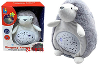 Детская игрушка - ночник "Ёжик с проектором" со световыми и звуковыми эффектами (BB666-5)