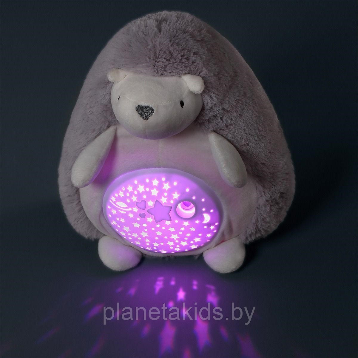 Детская игрушка - ночник "Ёжик с проектором" со световыми и звуковыми эффектами (BB666-5) - фото 2 - id-p136341802
