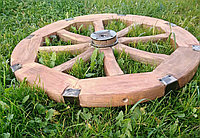 Колесо телеги деревянное декоративное д.80См арт. 15009-80