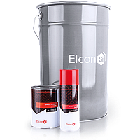 Эмаль термостойкая Elcon черная до 1000 градусов 0.8 кг