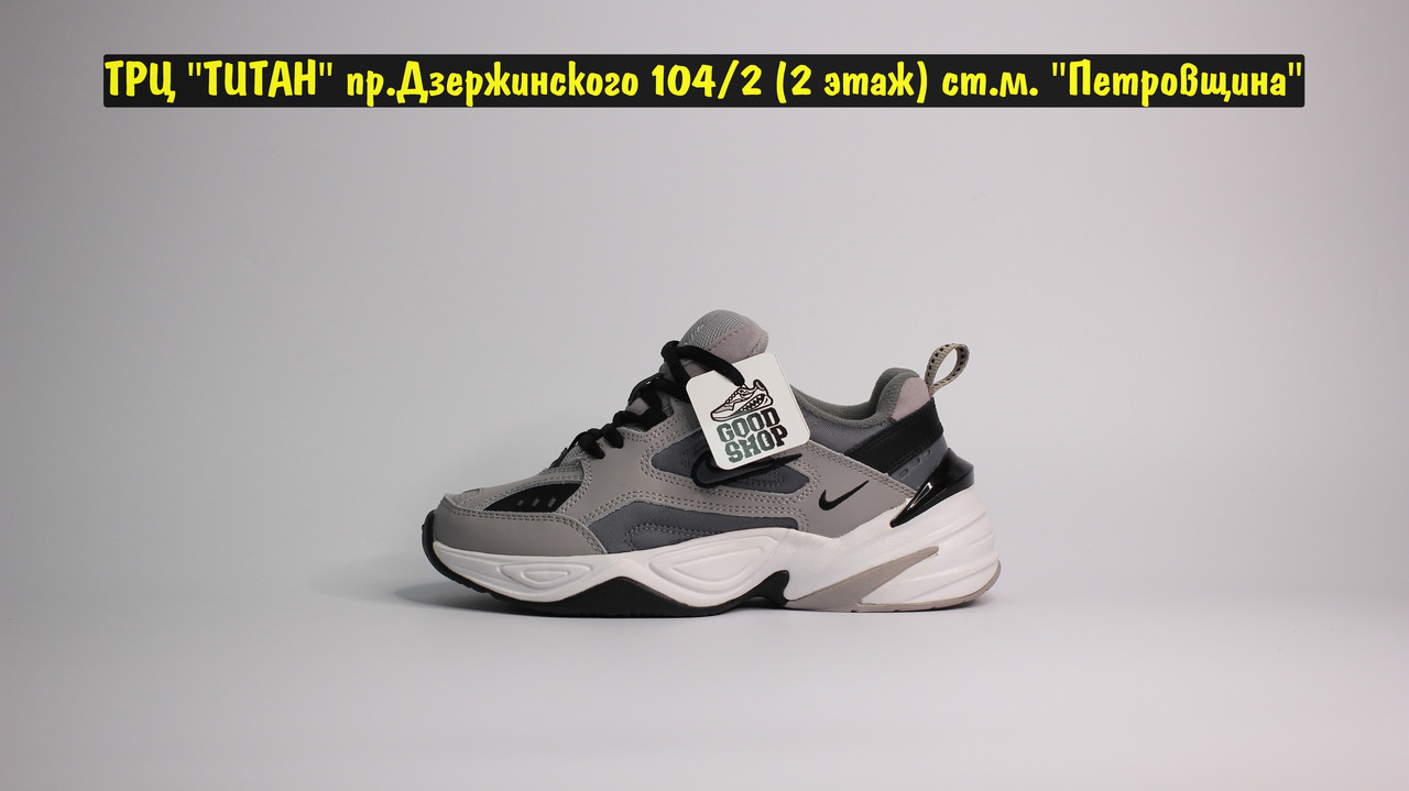 Кроссовки Nike M2k Tekno Grey Black - фото 3 - id-p136351603