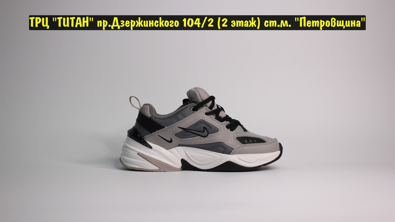 Кроссовки Nike M2k Tekno Grey Black - фото 5 - id-p136351603