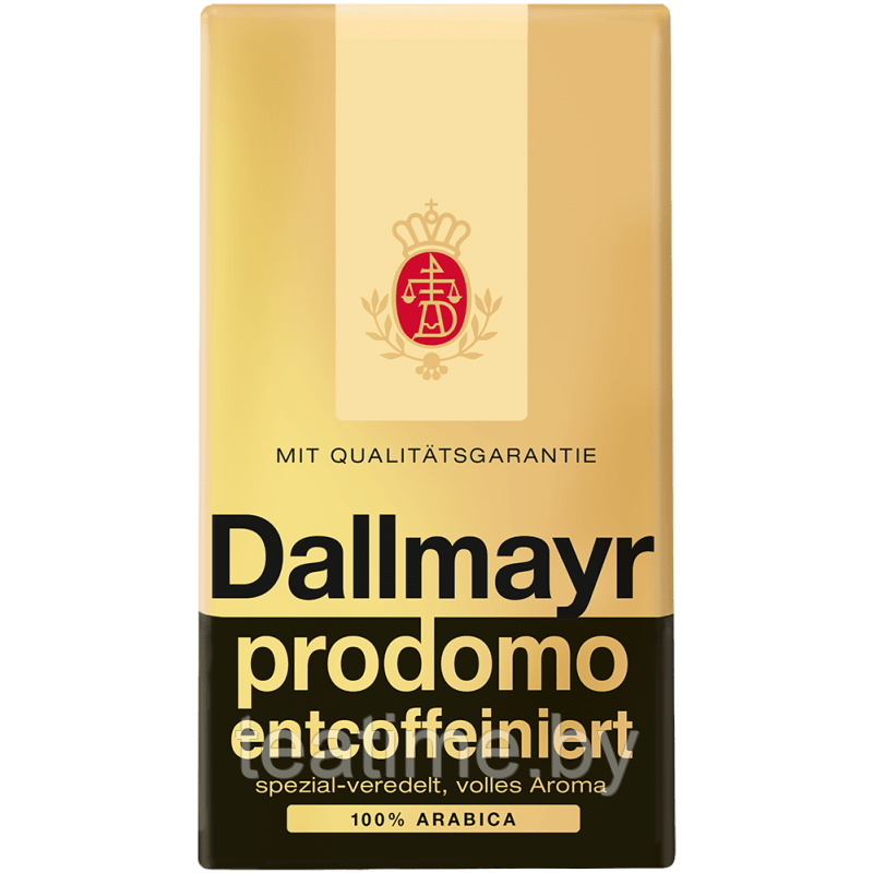 Кофе Dallmayr prodomo entcoffeiniert (без кофеина) 500 гр.  100 % Арабика