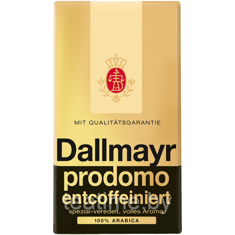 Кофе Dallmayr prodomo entcoffeiniert. Зерно (без кофеина) 500 гр.  100% Арабика