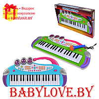 Детский синтезатор с микрофоном RU 3726 SD, 37 клавиш, фото 1