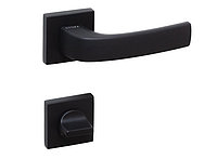 Ручки дверные CROMA PERA-S MP24 (AL6 черный) комплект WC