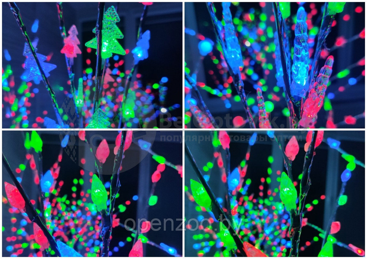 Светодиодное дерево-ночник Sakura Led 60 145 см (220V Мультиколор) Цветы - фото 6 - id-p136399660