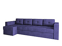 Угловой диван Константин макси (Long) фиолетовый вельвет