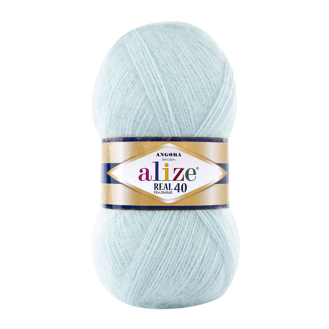 Пряжа Ализе Ангора Риал 40 (Alize Angora Real 40) цвет 522 светлая мята