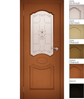 Межкомнатная дверь "ТРАДИЦИЯ" ШПО-02 (Цвет - Дуб Белёный; Дуб Светлый; Дуб Тёмный; Орех Тёмный; Венге), фото 1