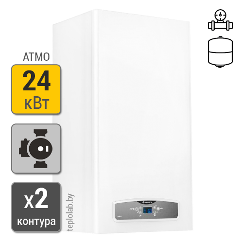 Газовый настенный котел Ariston Cares X 24 CF NG