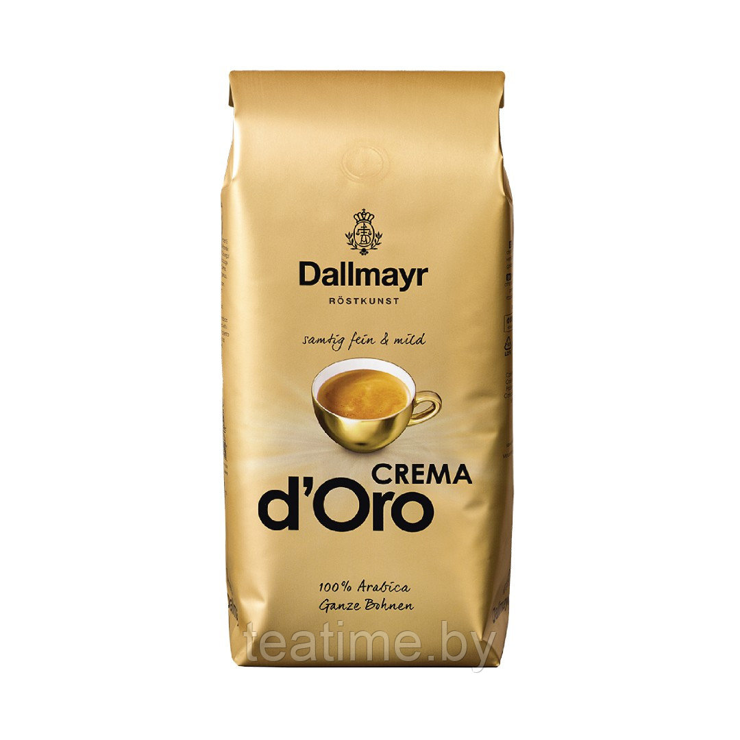Кофе DALLMAYR "Crema d'Oro" 1000г зерно 100% Арабика - фото 1 - id-p136549485
