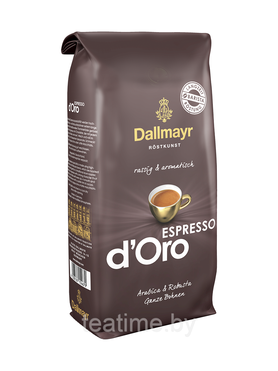 Кофе в зернах Dallmayr Espresso d'Oro 1000г      80% Арабика; 20% Робуста