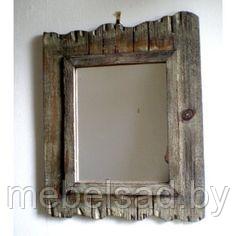 Зеркало настенное деревянное "Рустикальное №9"