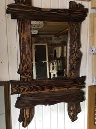 Зеркало настенное деревянное "Рустикальное №17" - фото 1 - id-p136552894