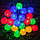 Гирлянда Новогодняя Шар хлопковый Тайские фонарики 20 шаров, 5 м Белая, фото 7