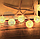 Гирлянда Новогодняя Шар хлопковый Тайские фонарики 20 шаров, 5 м Белая, фото 10