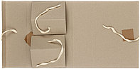 Папка картонная на завязках «Техком» (2 завязки) А4, 620 г/м2, ширина корешка 100 мм, серая
